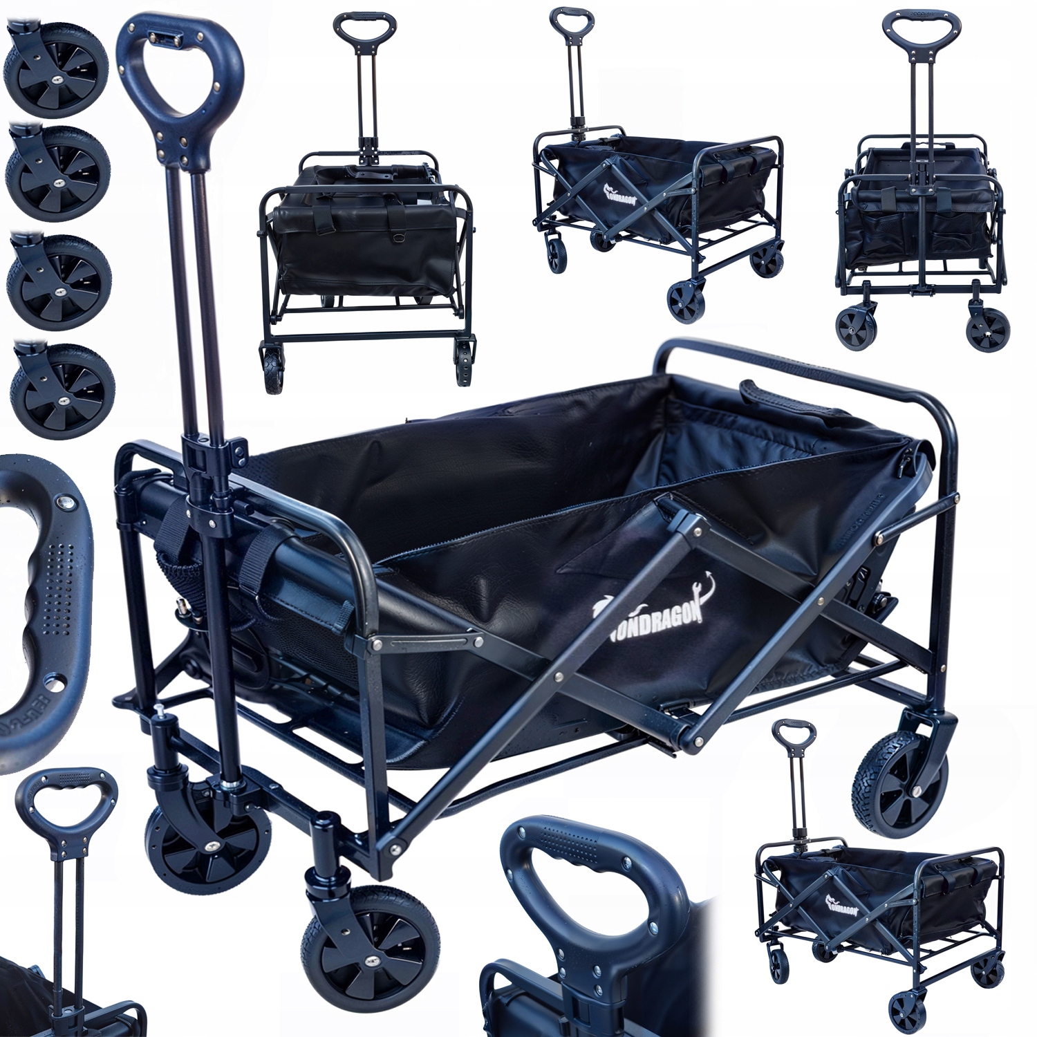 ZÁHRADNÝ VOZÍK, TURISTICKÝ, PREPRAVNÝ, SKLADACÍ, PLÁŽOVÝ, NÁKUPNÝ, NOSNOSŤ 80 KG