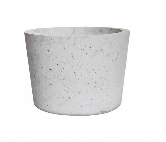 Biely betónový kvetináč Jadar 41 cm × 41 × 30 cm