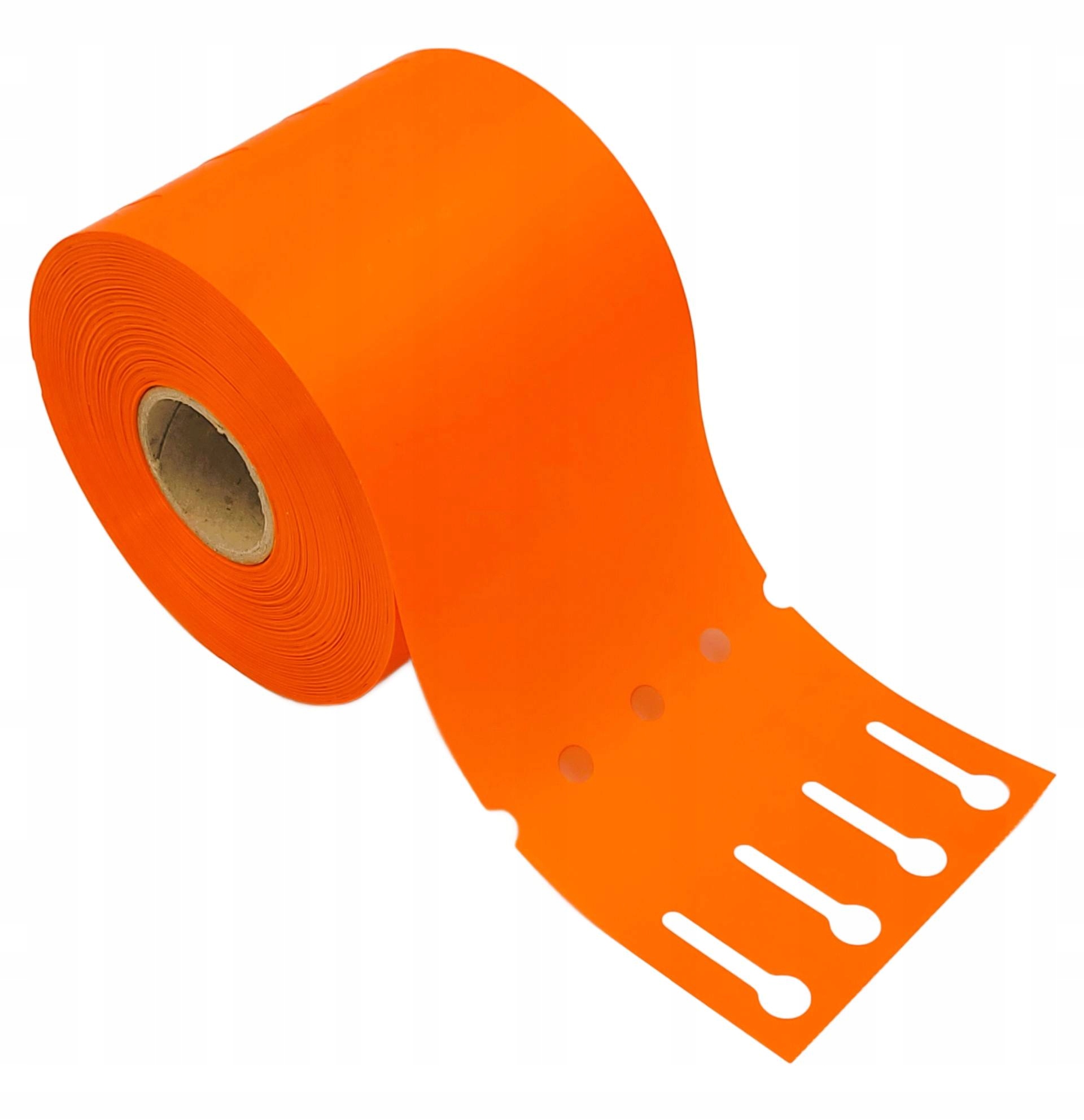 Záhradnícke etikety so slučkami, viazané 25 mm x 25 mm, 25x250, oranžové, 2000 ks
