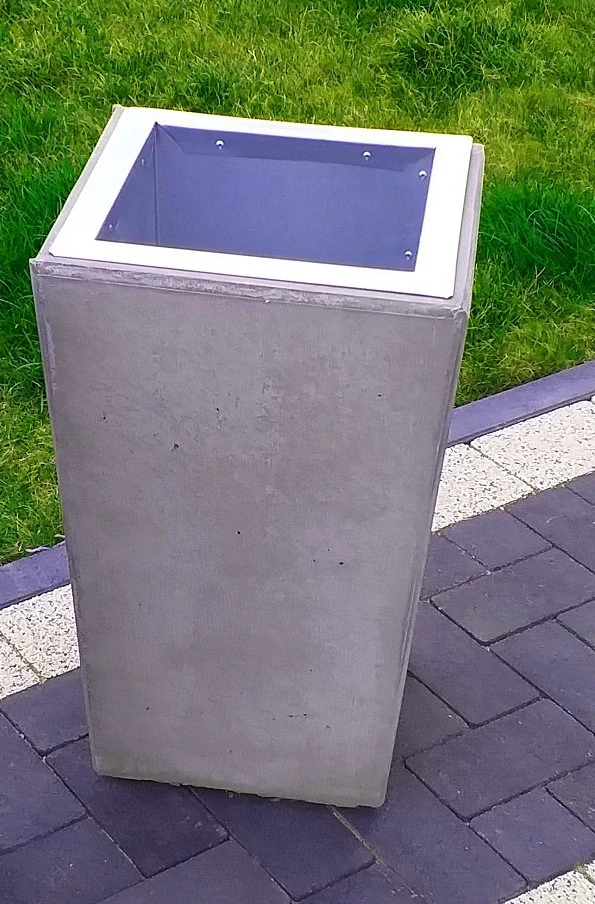 Betónový kôš na odpadky 35l