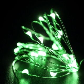 Svetelný stĺp do záhrady - 10/20ks vianočné medené drôtové struny Svetlo svadobná lampa LED v tvare korku