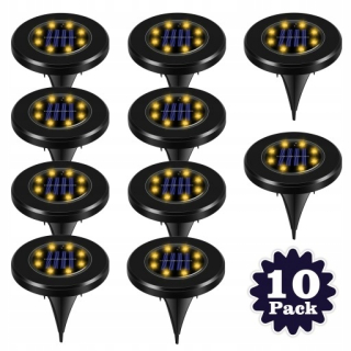 Solárna zapichovacia záhradná lampa - 10 počítačov