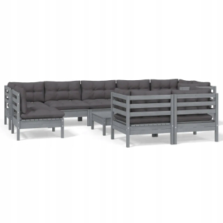 Záhradná zostava nábytku - Malý technorattan set pre Sano Gray Balkony