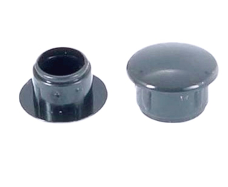 Záslepka, čiapka na bránu - 10 mm - Technológa hrot diery - Anthracite 100 ks
