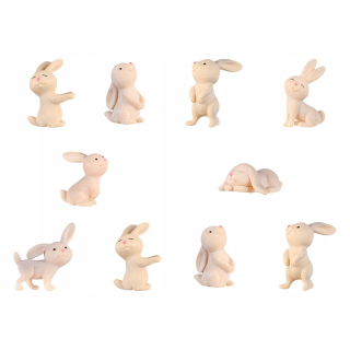 Dekorácia do záhrady - 10 ks. Decors v tvare bunny záhradnej dekorácie domov