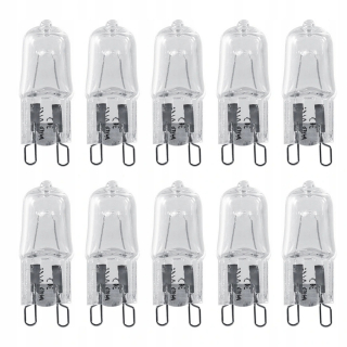 Záhradná žiarovka - 10x halogénová žiarovka, 40 W G9 lustre