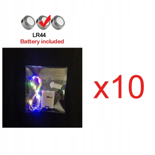 Svetelný stĺp do záhrady - 10ks 1M 2M LED Fairy String Batériový medený drôt Lights Smart