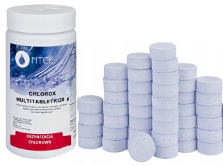 Bazénová chémia - 10in1 chlór pre bazén Jacuzzi Spa Multifunkčné tablety Chémia 20G 1 kg