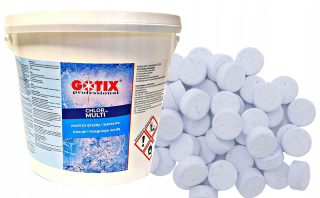Bazénová chémia - 10in1 Multifunkčné tablety na bazén chlóru 20 g 3 kg
