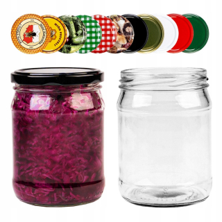 Poháre na med - 10x JAR na zaváranie medu 450 ml s uzáverom