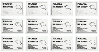 Repelent, plašič pre zvieratá - 12ks P4 LEPIDLO NA OBÁLKY LEPIDLO NA MYŠ