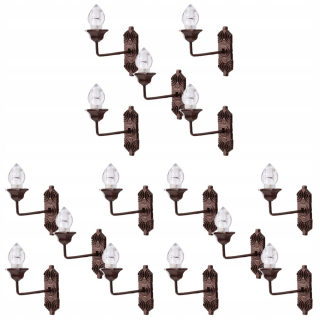 Dekorácia do záhrady - 15 kusov mikro terénnej úpravy lampa lampa modelu