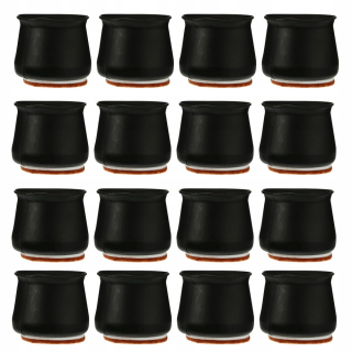 Kryt na záhradný nábytok - 16PCS Felt Feel Leg Nohy pokrývajú silikónovú ľadovú kryhu