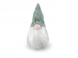 Zostáva 1 ks svetlo zelená dekorácia gnome
