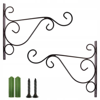 Držiak na kvetináč - 2 ks Metal Hanging Basket na závode Hák