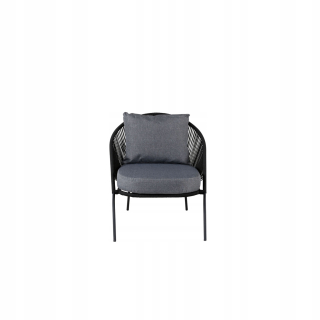 Závesné hojdacie kreslo - 2 x Lindos Black Garden Sun Lod.