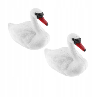 Záhradná figúrka - 2 x Realistické vtáčie sochárstvo socha łabędi