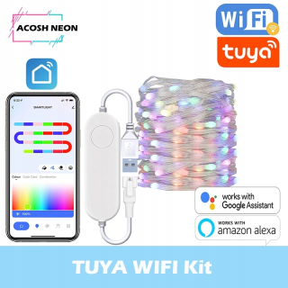 Svetelný stĺp do záhrady - 2m 20led solárna fľaša Cork String Light Neprofterová medený drôtový diamant