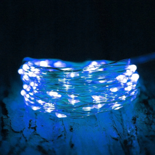 Svetelný stĺp do záhrady - 20ks 1-5m záhradné rozprávkové lampy LED žiarovky vianočné lampa Copper String Lights Lights