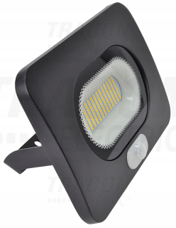 Záhradné halogény - 24H SMD LED svetlomet, čierny s snímačom pohybu