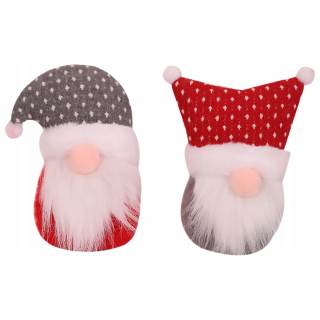 2ks vianočné Santa Gnome Plousz
