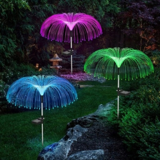 Solárna zapichovacia záhradná lampa - Vankúš na sedenie v kúri