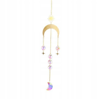 2x Crystal Windy Bell na zavesenie v dome Fengshui