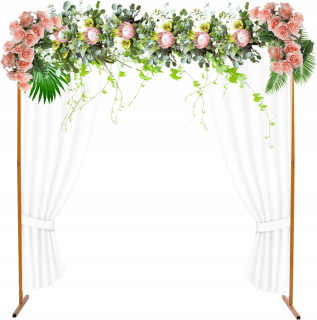 Pergola - 2m*2m štvorcový zlatý svadobný oblúk