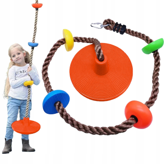Záhradné ihrisko - 2in1 Swing sedadla lezenie lano pre deti 45110 POM