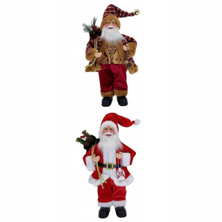 2x Snowman Santa Claus dekorácia