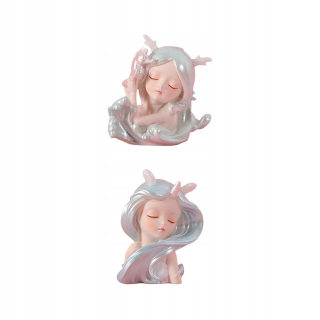 2x miniatúrna figurína sladkého dievčaťa z mora