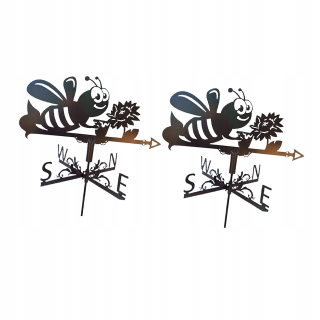 Ukazovateľ smeru vetra - 2x profesionálna strecha dekorácie Weathervane Outdoor