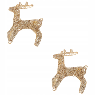 2x sobia miniatúrna socha jeleňov