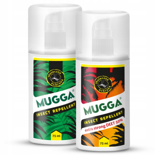 Repelent proti hmyzu - 2x Príprava na sprej proti kliešni komárom Ticks Tropical Insect Mugga Set