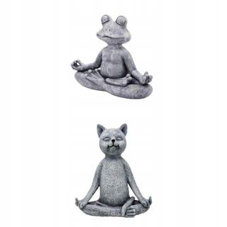 2x socha polohy meditujúce figuríny