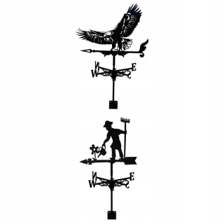 Ukazovateľ smeru vetra - 2x Weathervane Mount počasie plot