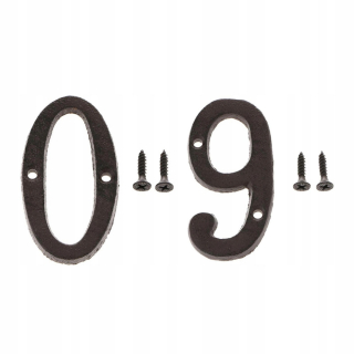 2x číslicová adresa dverí DIGIT DIY Craft Sticker