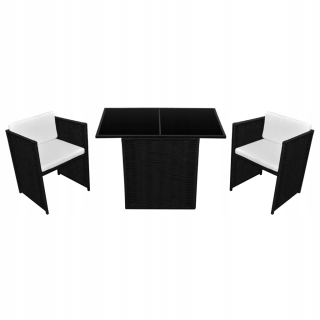 Záhradná zostava nábytku - Novara super set grafitový záhradný nábytok