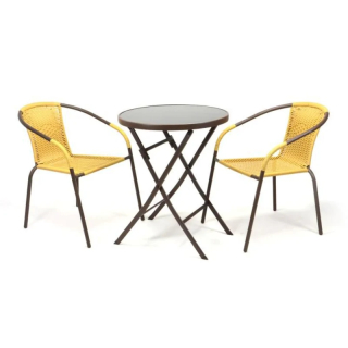 Záhradný stôl, stolík - Vidaxl Garden Table, 88x88x74 cm, masívne drevo aka