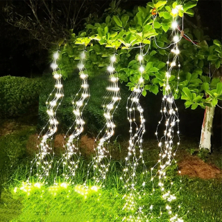 Svetelný stĺp do záhrady - 30/40*2M LED stromové vetvy Vine Light 600/800 LED Vonkajšie Vianoce