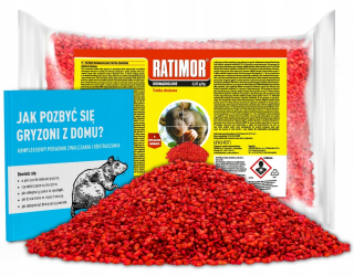 3 kg potkany jedu jedovatého zŕn Ratimor