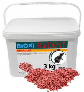 3kg GRANULY PRE MYŠI POKRKANY, JEDOVÉ BIOXIHLODAČE