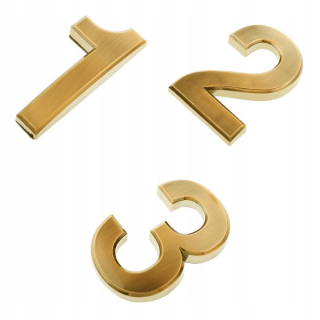 3x elegantné dvere číselné dosky s