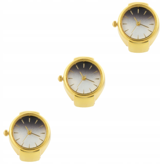 3x módne hodinky Ring Watch for Women Finger
