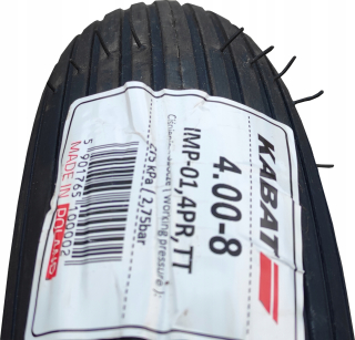 Kolesá na kosačku na trávu - 400-8 Kabat IMP-01 4PR pneumatiky Poľsko 400x100