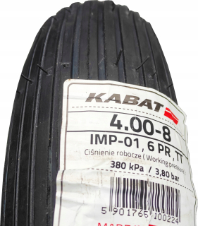 Kolesá na kosačku na trávu - 400-8 Kabat IMP-01 6PR pneumatiky Poľsko 400x100