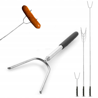 Grilovacie špajdle, ihly - 4 teleskopické tyčinky pre Bonfire Forks 115 cm tadar