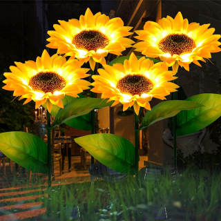 Solárna zapichovacia záhradná lampa - Záhradná lampa na stĺpiku, 1 guľka, 110 cm
