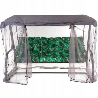 Záhradná hojdačka - 461865 Garden Swing zložená s sieťou komárov