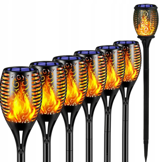 Solárna zapichovacia záhradná lampa - 4ksová záhradná solárna lampa medúza lampa CX